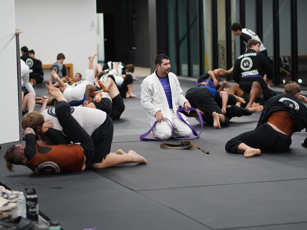 Open mat session with members of all belts at Studio 55 Brazilian Jiu Jitsu Loganholme