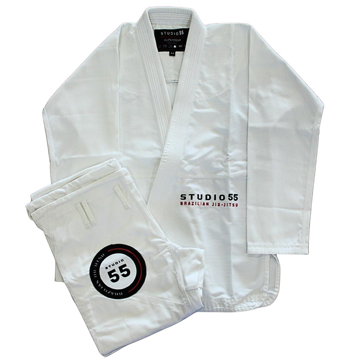 S55 BJJ Gi - White- Adult
